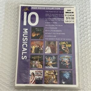 MGM‎ Movie Collection 10 Musicals DVD, 2010, Brand New Sealed